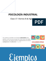 Psicología Industrialclase 17