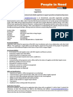 Oct People in Need Logistician PDF