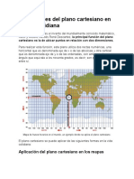 Aplicaciones Del Plano Cartesiano en La Vida Cotidiana