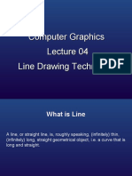 Computer Graphics Line Drawing Techniques