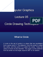 Computer Graphics Circle Drawing Techniques