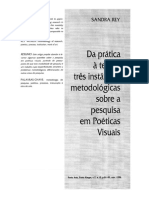 Sandra Rey - Da Prática à Teoria Três Instâncias Metodológicas Sobre a Pesquisa em Poéticas Visuais.pdf