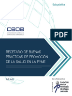 Cms - Content - Documents File 911 Guia Recetario de Buenas Practicas de Promocion de La Salud en La Pyme