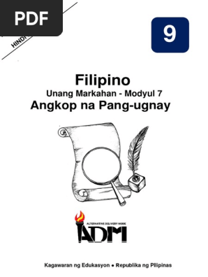 Fil9 Q1 Mod7 Angkop Na Pang Ugnay Version3 Pdf