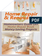 Home Repair & Renovating - Homeowners Guide DIY Home Repair Book Money-Saving Projects