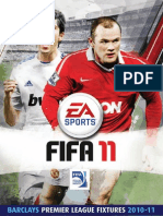 EA FIFA 11 Fixtures Guide - Final