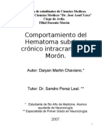 Comportamiento Del Hematoma Subdural Cronico - II.2