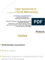 Nonlinear dynamics in Atomic Force 