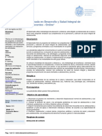 Diplomado en Desarrollo y Salud Integral de Adolescentes