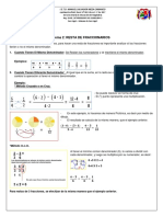 6° Aritmética P3. Semana 2. Resta de Fraccionarios PDF