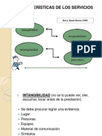 Características y Pecados Del Servicio PDF