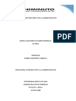 Línea de Tiempo Histórico de La Administración