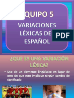 Variantes Lexicas PDF
