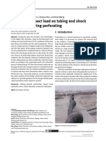 (Open Physics) Analysis of Impact Load On Tubing and Shock Absorption During Perforating