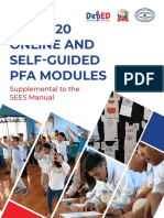 THE 2020 Online and Self-Guided Pfa Modules: Supplemental To The SEES Manual