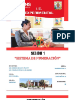 1° Aritmetica - Sesion 1 - Sistema de Numeracion PDF