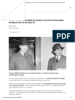 Murder Inc, La Brutal Banda de Sicarios Al Servicio de Las Mafias de Nueva York en Los Años 30