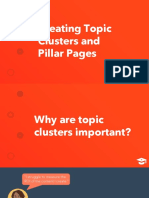 LESSON Creating Topic Clusters and Pillar Pages DECK