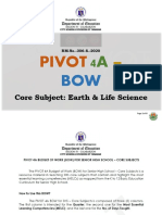 SHS - Core Subject - Earth Life Science - Pivot 4a Bow PDF