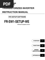 Fr-Sw1-Setup-We: Transistorized Inverter Instruction Manual