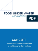 Food Under Water: Logo Design