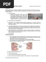 Nasopharyngeal and Oropharyngeal Swab Guidelines | PDF | Infection ...