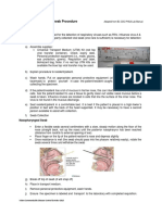 Nasopharyngeal Swab Procedure: Background