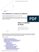 Procedimientos y Técnicas de Auditoria - Gerencie - Com