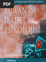 Abdurrahman Kasapoğlu - Kur'anda İbadet Psikolojisi PDF