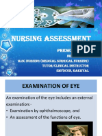 Nursing Assessment: Presented by