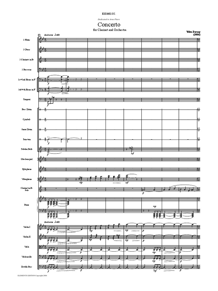 Concerto For and Orchestra PDF Concerto Orchestras