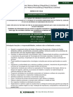Anuncio de Vaga - SUPERVISOR DE SUPORTE INFORMATICO PDF