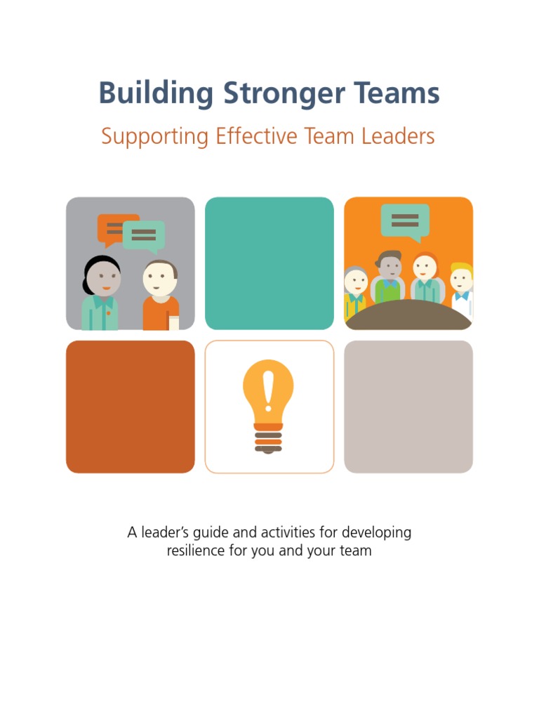 Building Stronger Teams: Supporting Effective Team Leaders | PDF ...