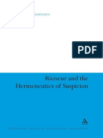 (Continuum Studies in Continental Philosophy) Alison Scott-Baumann - Ricoeur and The Hermeneutics of Suspicion-Bloomsbury Academic (2009) PDF