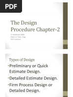 The Design Procedure Chapter-2: Dr. Muddasar Habib Deptt. of Chem. Engg. UET Peshawar