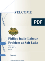 Philip India Labour Issus at Salt Lake