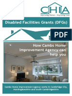 Disabled Facilities Grants (DFGS) : How Cambs Home Improvement Agency Can Help You