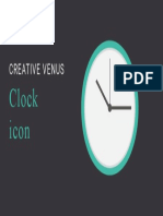 How To Create Flat Clock Icon in Microsoft PowerPoint