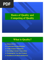 Basic of Quality, SPC, Process Capability