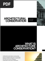 Architectural Conservation Assignment PDF