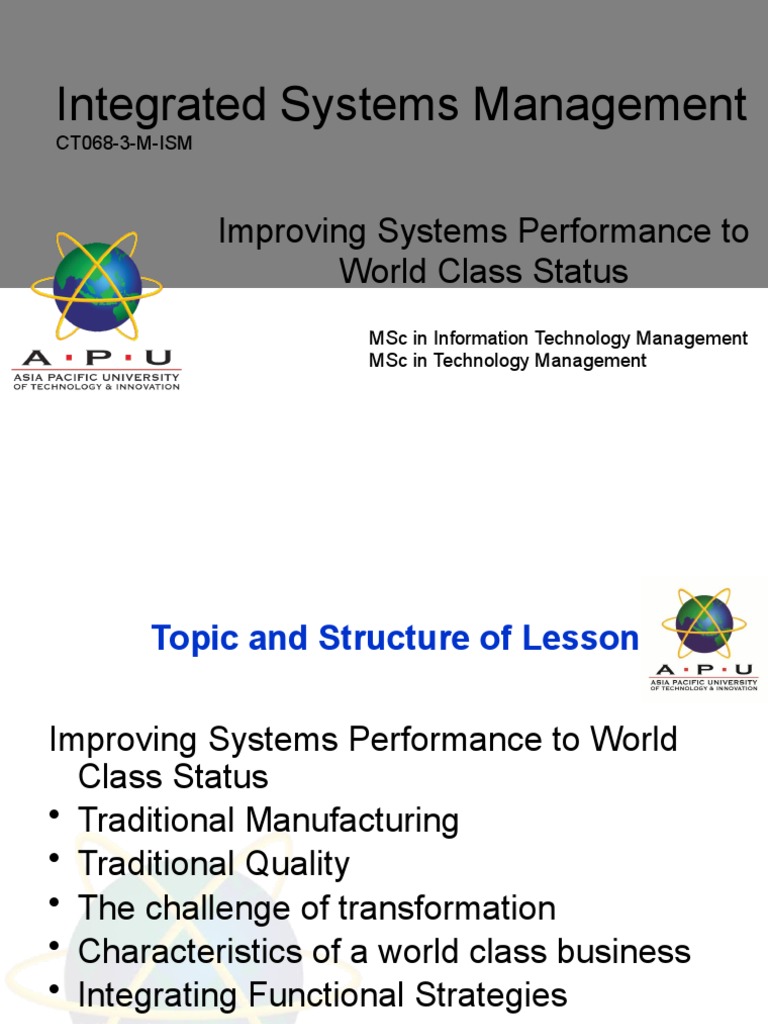 World Class Systems Performance Guide | PDF | Empowerment | Reliability ...