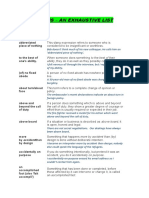 Idioms - An Exhaustive List: Abbreviated Piece of Nothing