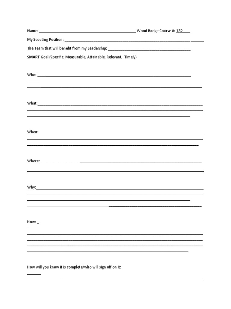 SMART Goal (Specific, Measurable, Attainable, Relevant, Timely) | PDF ...