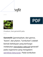 Gametofit - Wikipedia Bahasa Indonesia, Ensikloped
