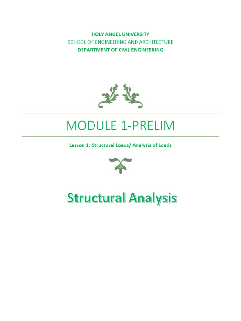 Structural Load Analysis Fundamentals | PDF | Structural Analysis ...