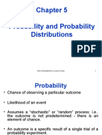 Probability and Probability Distributions: 1 Meu Biostatistics Lecture Note