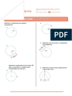 Lista de Exercícios 45 - Circunferência 2