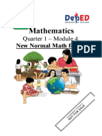 Mathematics: Quarter 1 - Module 4