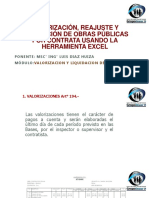 Valorización y Liquidación de Obra Actualizada Enero2020 PDF