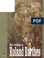 De Volta A Roland Barthes PDF